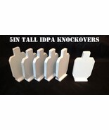 5in Tall IDPA 3/8&quot; Mild Steel Shooting Targets - Pistol/22LR 6pc Knockov... - $80.48 CAD