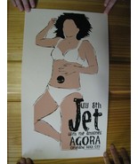 Jet Poster Silkscreen Signed Numbered The Anyones Cleveland July 8 - $1,653.58 MXN