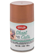 Krylon Short Cuts Metallic Gloss Finish Spray Paint, Rose Gold, 3 Oz. - $8.95