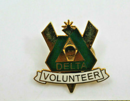 City of Delta Volunteer British Columbia BC Canada Logo Collectible Pin Pinback - £11.39 GBP