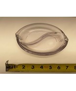 Purple glass 7.5” relish dishe vintage - $16.79
