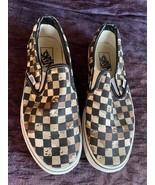 VANS OFF THE WALL Desert Camo Camouflage Checkered Slip on Tennis Shoes ... - $23.95