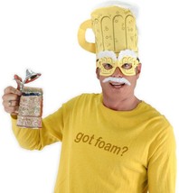 Elope Costume -  Beer Man Kit - Funny - Yellow - Halloween - £13.09 GBP