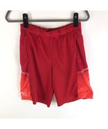 Nike Elite Mens Basketball Training Shorts Pockets Drawstring Red Orange M - £11.61 GBP