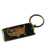 ⭐&quot;VINTAGE&quot; 1984 HARLEY DAVIDSON HOG Country KEY CHAIN FOB Flag USA Baron... - $59.68 CAD