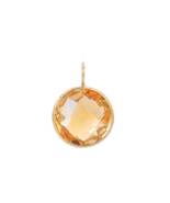 18K Gold Citrine Pendant - £92.32 GBP