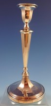 CJ Vander English Sterling Silver Candlestick 10&quot; X 4 5/8&quot; Weighted (#1269) - £355.86 GBP