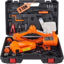 VEVOR Electric Car Scissor Jack, 3 Ton with Wrench, Heavy Duty Automotive Lift - $135.49
