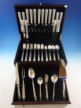 Rambler Rose by Towle Sterling Silver Flatware Set 8 Service 63 Pcs Dinner Size - £2,924.08 GBP