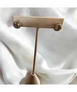 Sparkly Golden Topaz Stud Pierced Earrings - $183.80 MXN