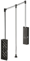 Hafele 2-Pack Premium Wardrobe Lift 33LBS Adjustable 35-1/16”-47-5/8” #8... - $204.90