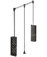 Hafele 2-Pack Premium Wardrobe Lift 33LBS Adjustable 35-1/16”-47-5/8” #8... - $204.90