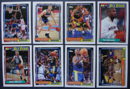 1992-93 Topps Series 1 Golden State Warriors Team Set Of 8 Basketball Cards - £2.35 GBP