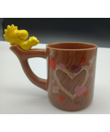 VTG 70s Woodstock Teleflora Valentine Coffee Mug Peanuts Sweetheart Hear... - $168.81 MXN