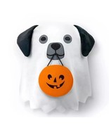 Target Bullseye&#39;s Playground Halloween Ghost Dog Plush Pillow 13&quot;x10&quot; (NWT) - $336.78 MXN