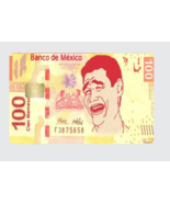 MEXICAN BILLETES , 2 pc credit card skin &amp; DEBIT CARD,TROLLEY &amp; GYM - $168.37 MXN