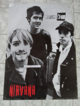 NIRVANA-KURT Cobain Vintage 24 X 34 Inches Poster!! Extremely Rare!! - £17.77 GBP