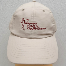 Greg Norman Golf Wegmans LPGA Championship Cap Womens Adjustable Tan Hat - £16.31 GBP