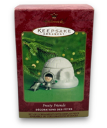 Frosty Friends Igloo Porcelain &amp; Pewter 2000 Hallmark Keepsake Ornament ... - £5.48 GBP