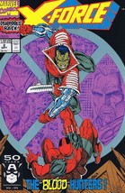 X Force #2 ORIGINAL Vintage 1991 Marvel Comics 2nd Deadpool 1st Weapon X - £27.24 GBP