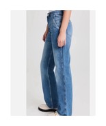 Frame Le Jane High Rise Baggy Loose Straight Jeans Size 32 Fits 35x34 - $109.33 CAD