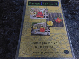 Patten that Quilt Bloomin Purse 1 &amp; 2 by Stephanie Farrell - £2.30 GBP