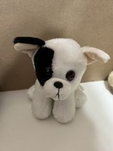 TY Beanie Baby VelveTy 6&quot; MARCEL French Bulldog Puppy Plush Stuffed Animal Toy - £10.92 GBP