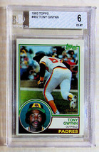 1983 Topps Baseball Card Tony Gwynn #482 RC BGS 6 EX-MT Cert #0000931547 - £20.85 GBP
