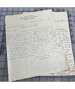 Vintage Letters 1918 Guthrie Oklahoma Signed F.W. Hewit Land Sale - $40.83 CAD
