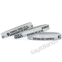 Three (3) Wristbands Ponte Toda La Armadura De Dios Spanish Armor Of God Bands - £6.23 GBP