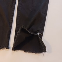 KanCan Zipper Leg Women's Black Denim Jeans Size 3XL Measured 36x25 image 8