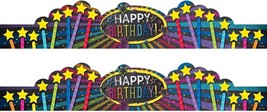 2x Schoolgirl Style Twinkle Twinkle You&#39;re A Star! Birthday Crowns 30 Per Pack, - £31.74 GBP