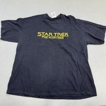 Star Trek The Magazine Promo T Shirt Vintage 1998 Paramount Tour Champ 2XL Black - £18.19 GBP