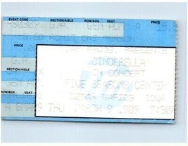 Cendrillon Ticket Stub March 9 1989 Cedar Rapids Iowa - £35.52 GBP