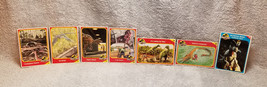 1993 Jurassic Park Authentic Movie Collector Cards #4, 7, 8, 16, 29, 30 &amp; 36 - £39.92 GBP