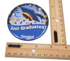 Just Graduated Disneyland - Disney Theme Park Souvenir 3" Button - $3.00