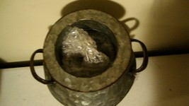 Farmhouse Milk Cans in distressed metal - SALE image 4