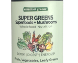Essential Greens Super greens Superfoods + Mushrooms Detox/Digest/Energi... - $28.99