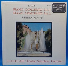 Wilhelm Kempff, Fistoulari LSO LP LISZT Piano Concerto 1, 2 Richmond19023 NM BX7 - £11.64 GBP