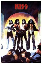 KISS 1977 Love Gun Custom 24 x 34 Poster - Glam Hard Rock Band - £35.97 GBP
