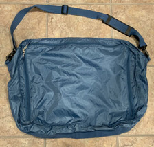 Packable Suitcase Bag 22” Lightweight Ripstop Nylon Lewis N Clark Blue Excellent - £25.62 GBP