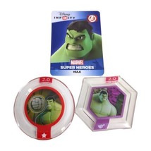 Disney Infinity Marvel Heroes Power Disc Lot Hulk Gamma Rays Ground Texture Card - $12.16