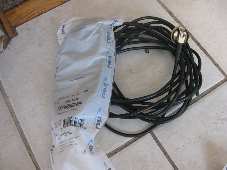 NEW LOT of 2  Laird High Frequency Permanent Brass Mount 17&#39; Cable  # MB... - $30.39