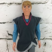 Disney Frozen Kristoff 11.5” Doll Barefoot Action Figure Toy Mattel 2012  - £11.66 GBP