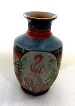 Old Handcraft Ceramic Vase JAR-ENVER Hoxha&#39;s GIFT-NARTA COOPERATIVE-COMMUNISM-R - £198.45 GBP