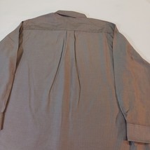 Daniel Cremieux Collared Shirt Men's Large Gray Long-Sleeve Fine Egyptian Cotton image 9