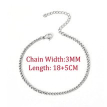 Let homme stainless steel cuban link chains bracelets for men chain on hand accessories thumb200