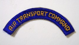 WW2 U.S.A.A.F Tab Arch Air Transport Command Full COLOR:KY12 - £3.17 GBP