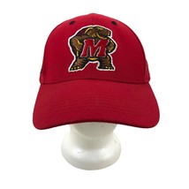 Maryland Terrapins Baseball Hat Terps Cap Embroidered ACC Turtle Red Lic... - £12.45 GBP