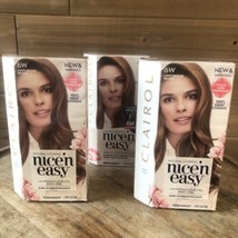 Clairol Nice &#39;N Easy Permanent 6W Light Mocha Brown Hair Color - Pack of 3 - £22.03 GBP